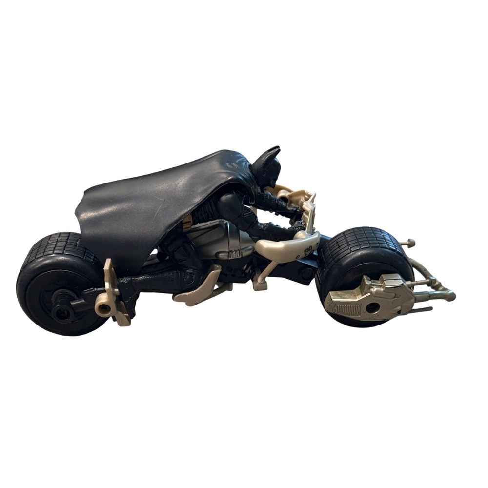 Mattel Batman Dark Knight Batpod Motorcycle Action Figure Vehicle Black Silver